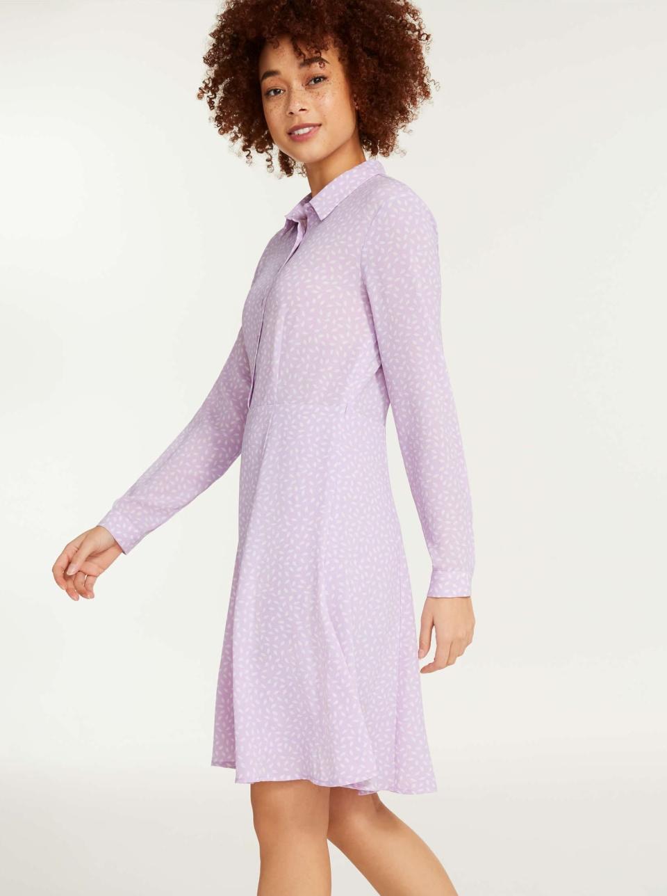 Joe Fresh Crepe Shirtdress. Image via Joe Fresh.