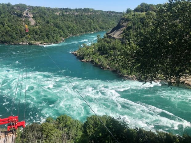 Police say a body found in Lake Ontario is that of a 27-year-old Toronto man who was missing after swimming in the Niagara River on Aug. 1. (Greg Bruce/CBC - image credit)