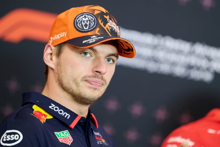 Le Néerlandais Max Verstappen lors d'une conférence de presse sur le Red Bull Ring à Spielberg en Autriche le 27 juin 2024 (MAX SLOVENCIK)