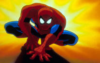 <b>New Spider-Man series</b><br><br> The classic 90’s kids show ran for a massive five seasons and saw a return to his original form. We still remember getting up early to watch it on ‘Live and Kicking’. (Credit: Marvel) <br><br><b>[Related video: <a href="http://uk.movies.yahoo.com/blogs/editors/exclusive-total-recall-trailer-083206999.html" data-ylk="slk:Watch the new ‘Total Recall’ trailer;elm:context_link;itc:0;sec:content-canvas;outcm:mb_qualified_link;_E:mb_qualified_link;ct:story;" class="link  yahoo-link">Watch the new ‘Total Recall’ trailer</a> ]</b>