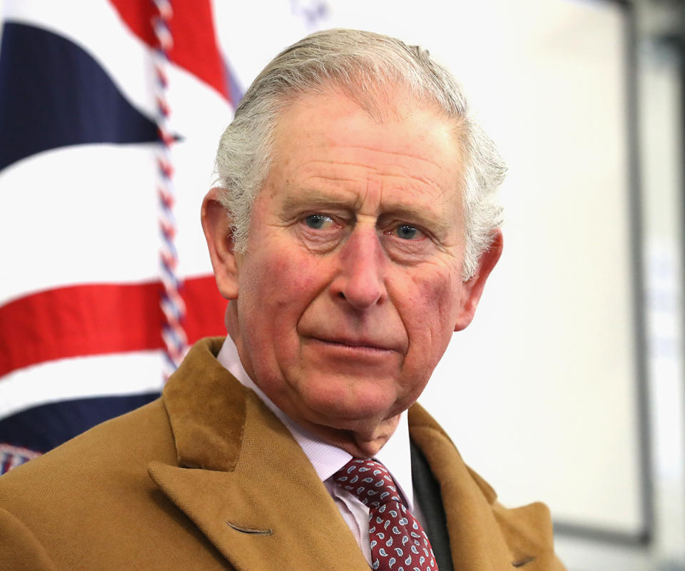 Prince Charles looking angry