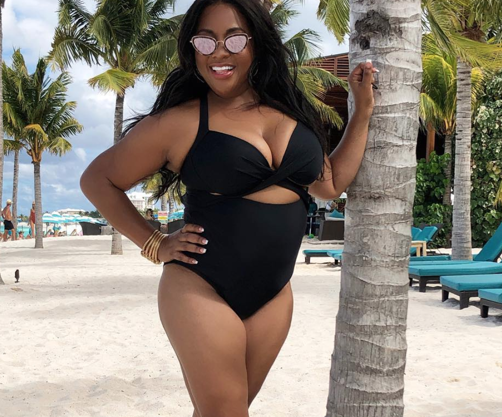 Shepherd modeled a cut-out swimsuit. (Photo: Sherri Shepherd via Instagram)