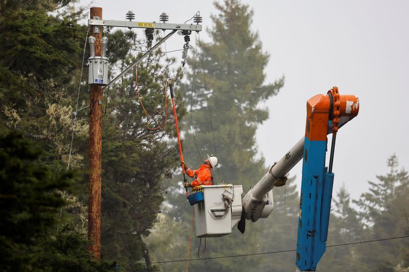 Aftermath of storms in California