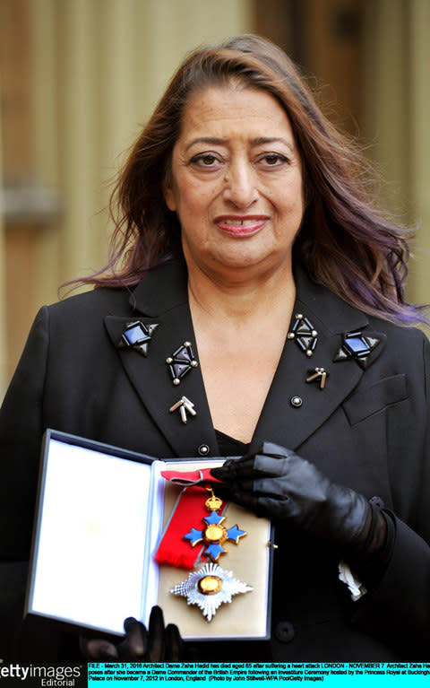 Zaha Hadid - Credit: WPA Pool/John Stillwell: WPA Pool/Getty Images