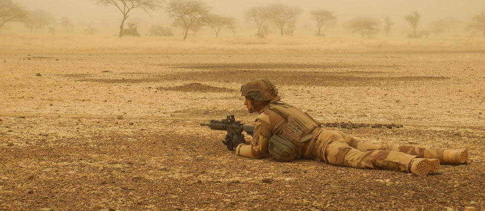 Un militaire de la force Barkhane au Mali. 
