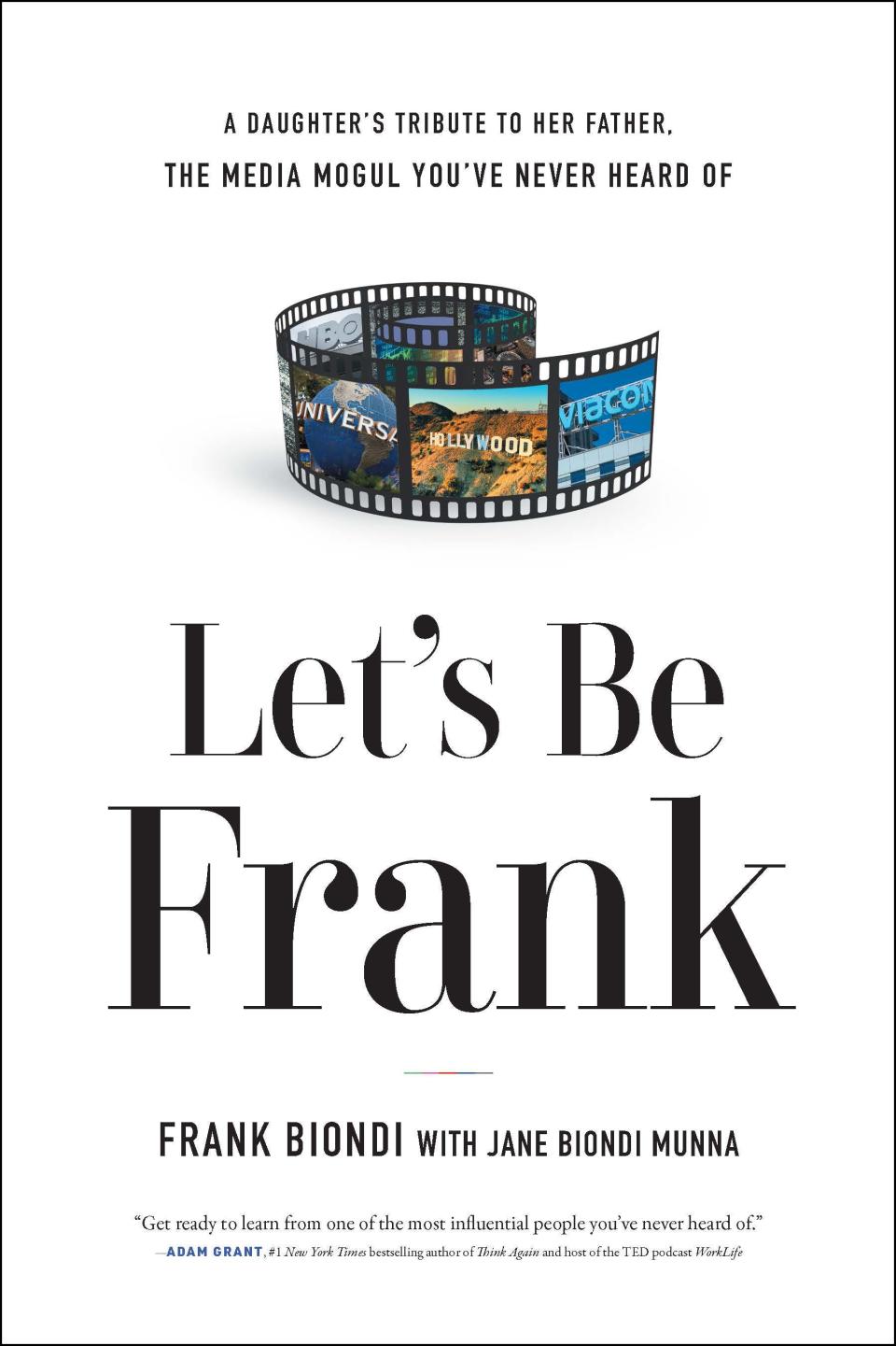 Book cover for 'Let's Be Frank' by Jane Biondi Munna