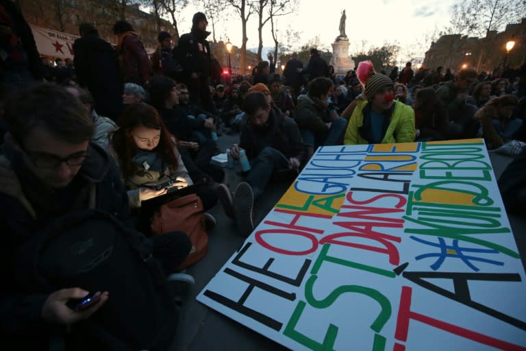 The French "Nuit Debout" demonstrations began on March 31 in opposition to the government's proposed labour reforms