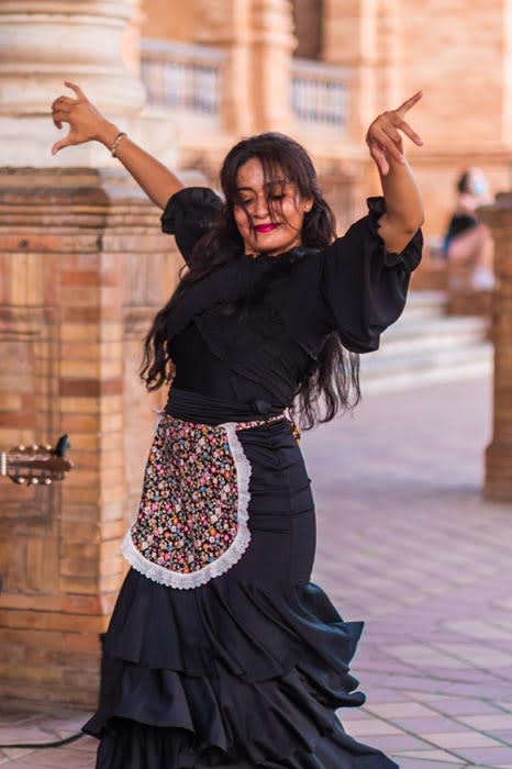 mujer flamenca