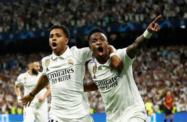 Champions League: Stunning strikes from Vinícius Jr. and Kevin De Bruyne  leave semifinal tie between Real Madrid and Manchester City finely balanced