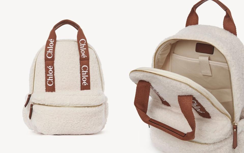 Chloé backpack後背包 US$338 圖片來源：Chloé