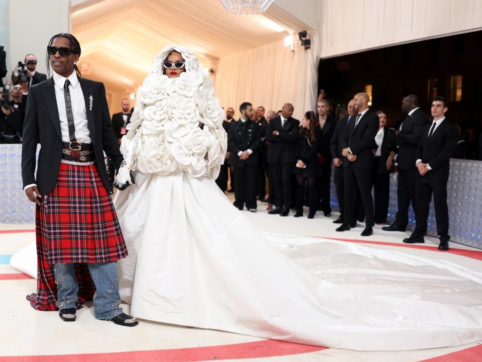 Rihanna and A$AP Rocky 2023 Met Gala