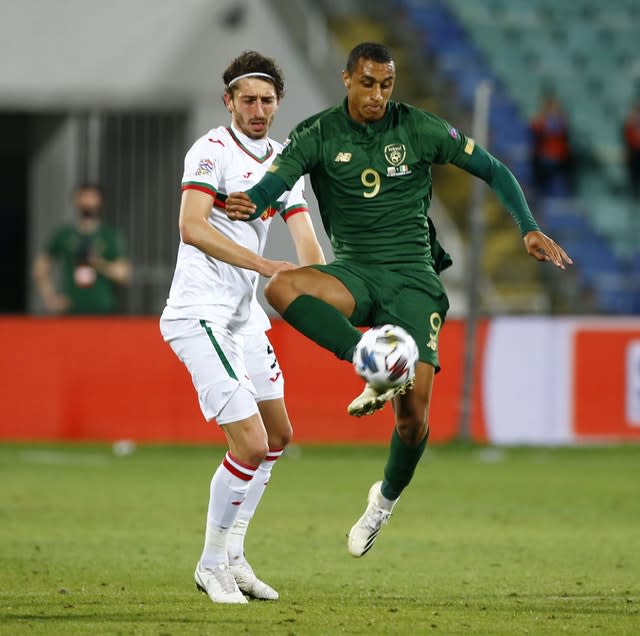 Teenager Adam Idah made his senior Republic of Ireland debut in Bulgaria