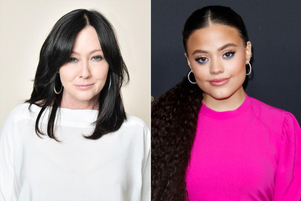 Shannen Doherty and and Sarah Jeffery