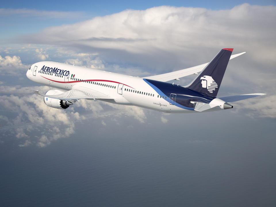 Aeroméxico anuncia proceso voluntario de reestructura financiera. Foto: EFE. 