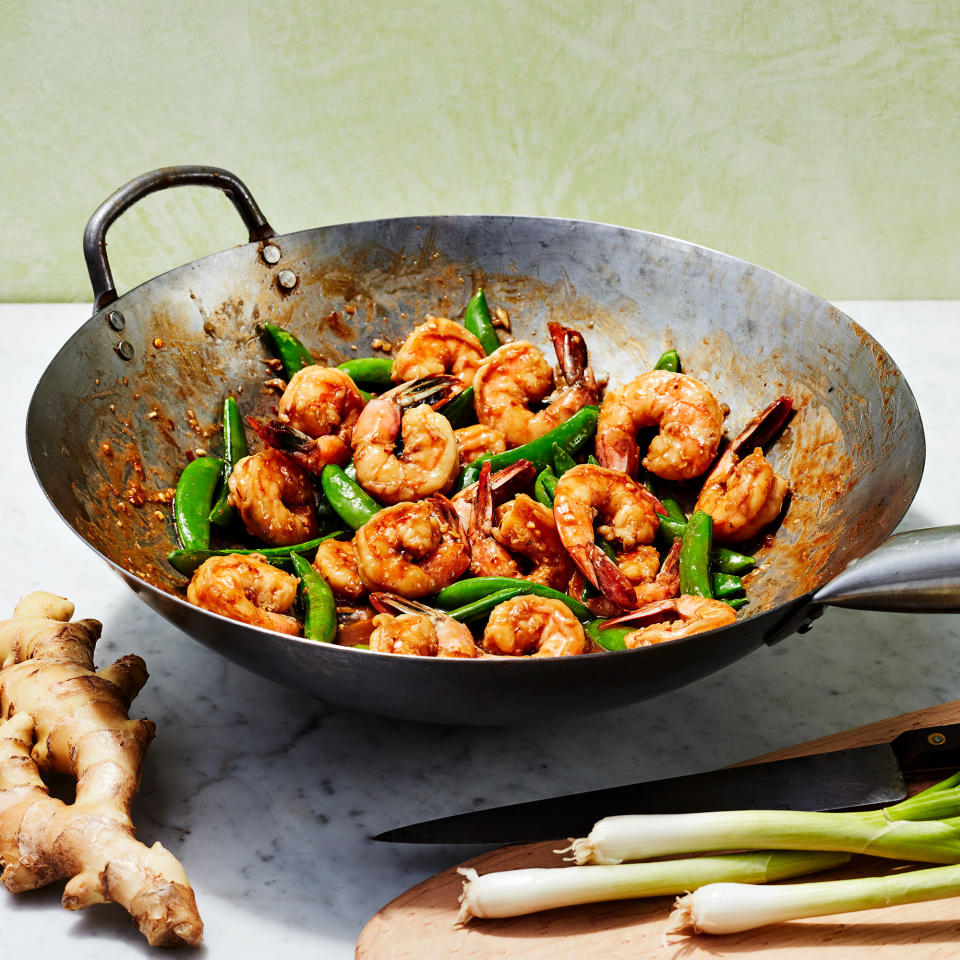 Stir-Fried Shrimp & Sugar Snap Peas