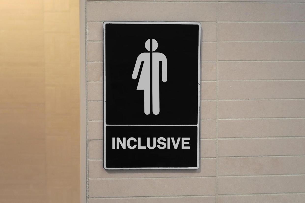 Sign of the timers: gender neutral toilets: Shutterstock / John Arehart