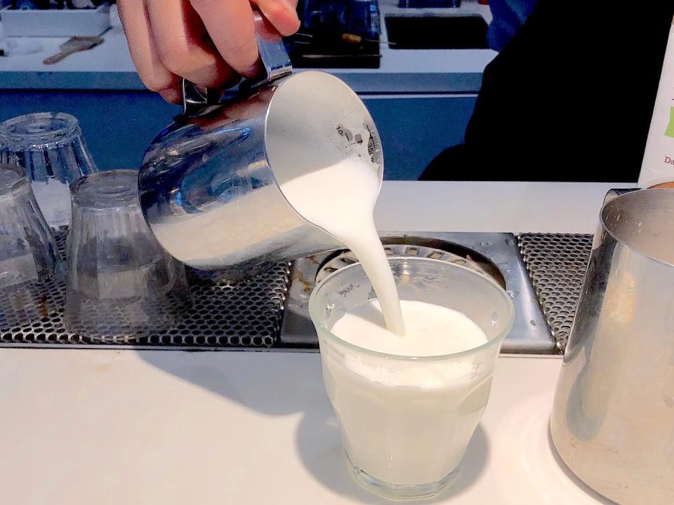 Steamed milk