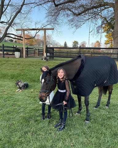 <p>Alix Earle Instagram</p> Penelope and Izabel Earle in Middletown, New Jersey in November 2022