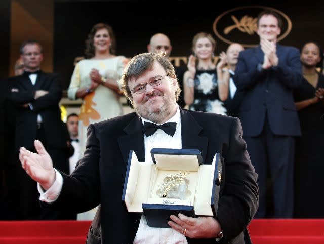 Michael Moore took the top prize at Cannes in 2004 for his documentary "Fahrenheit 9/11."