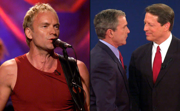 Sting vs. George W. Bush and Al Gore