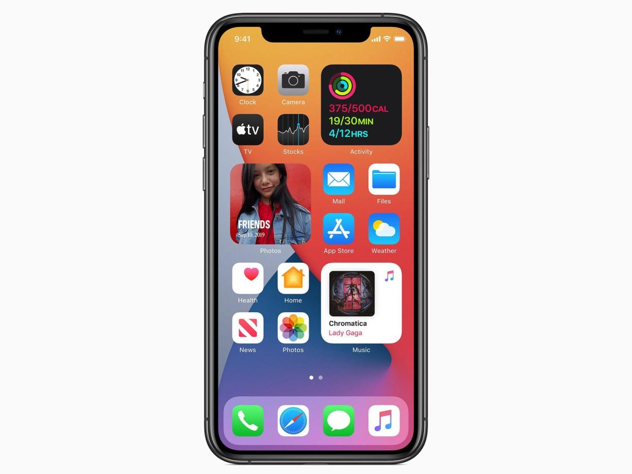 iOS 14 (homescreen)