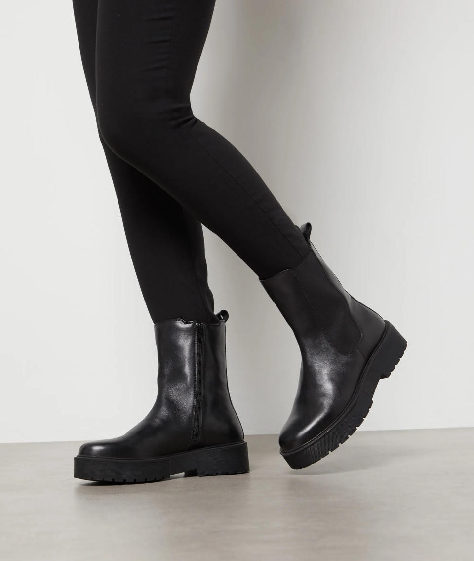 Chelsea boots en cuir