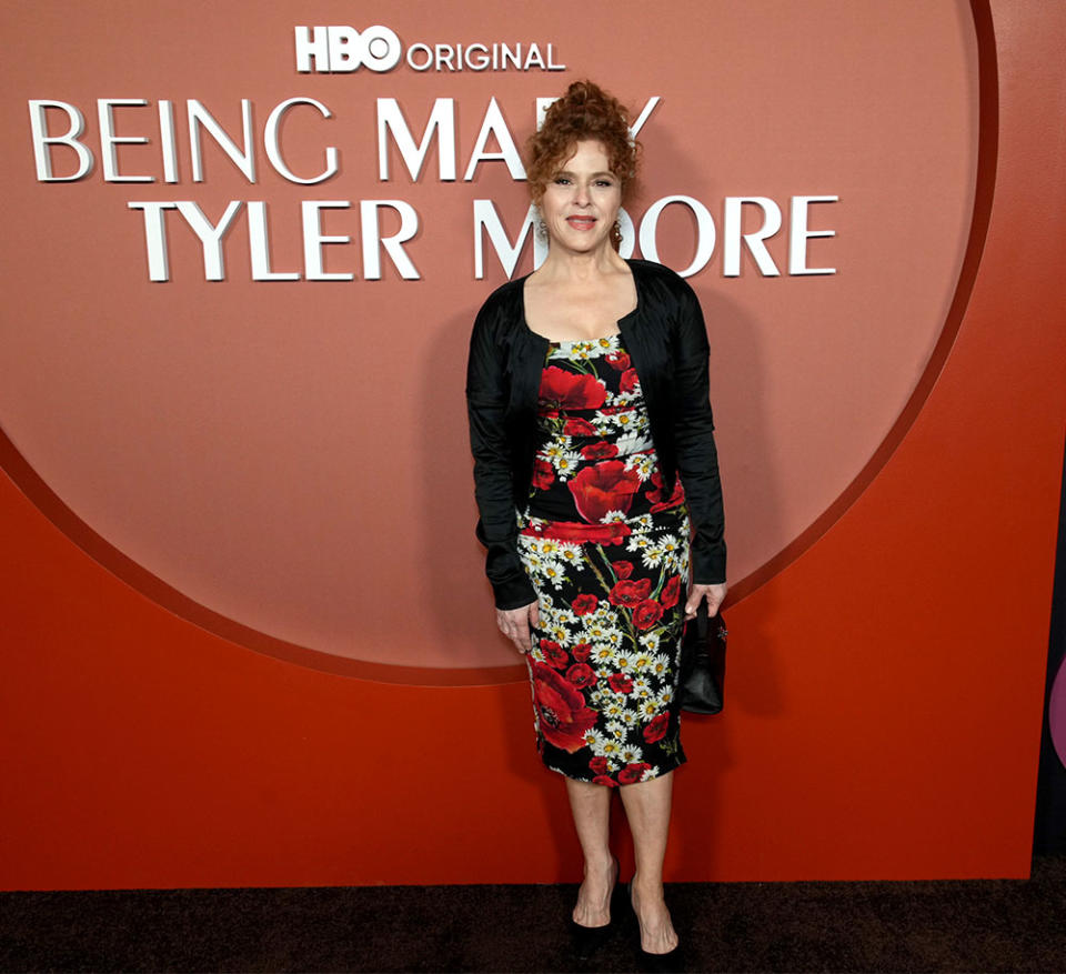 Bernadette Peters attends the Los Angeles Premiere of HBO's "Being Mary Tyler Moore" at Academy Museum of Motion Pictures on May 23, 2023 in Los Angeles, California.