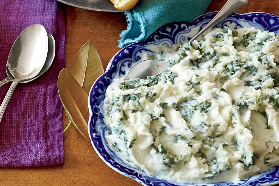 Mashed Potatoes with Greens