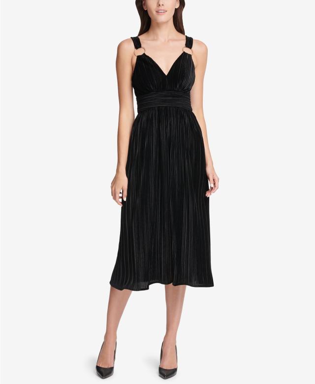 macys black dresses