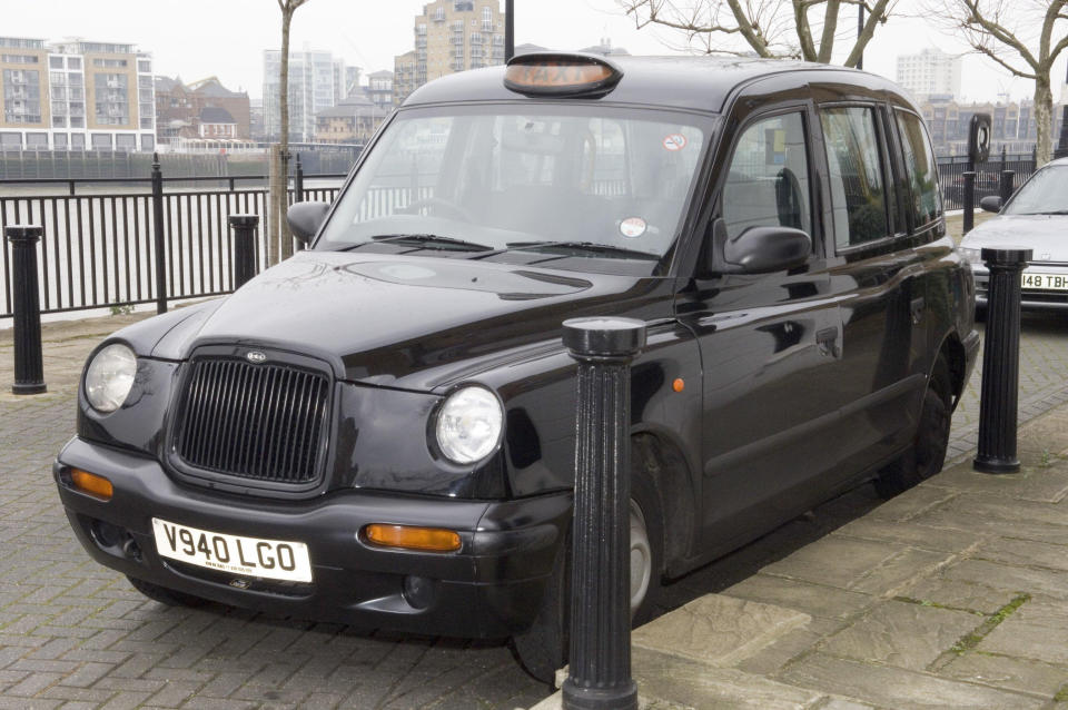 The taxi used by John Worboys, the so-called black cab rapist, where he drugged and sexually assaulted a woman passenger. (PA)