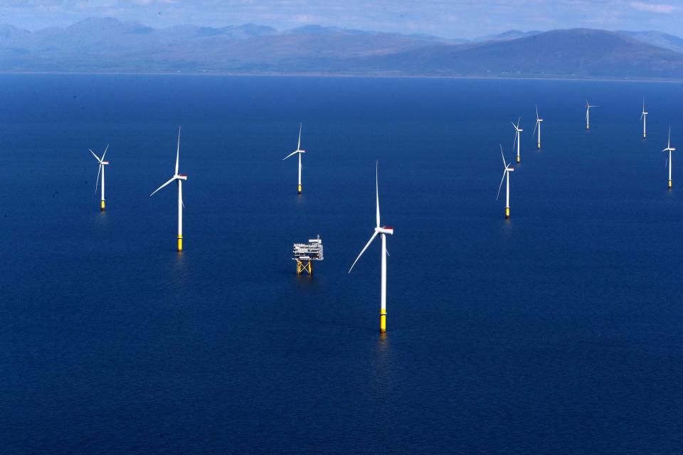 <p>Windfarms are key to Britain meeting its climate change targets</p> (PA)