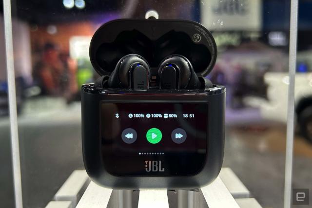 JBL Tour Pro 2 hands-on: Putting earbud controls on a touchscreen case