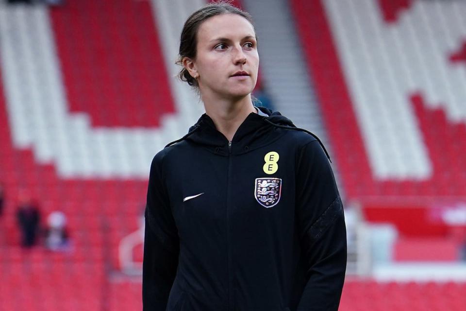 England’s Lotte Wubben-Moy has said she will not watch the men’s World Cup due to it being staged in Qatar (Martin Rickett/PA) (PA Wire)