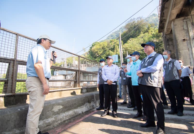 ▲鄭文燦表示，透過「板新大漢溪水源南調桃園計畫」，已完成供水南調設備，最高達49萬噸，對桃園地區供水短缺現象有很大的助益。（圖／桃園市政府提供）