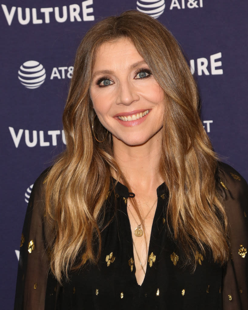 Closeup of Sarah Chalke