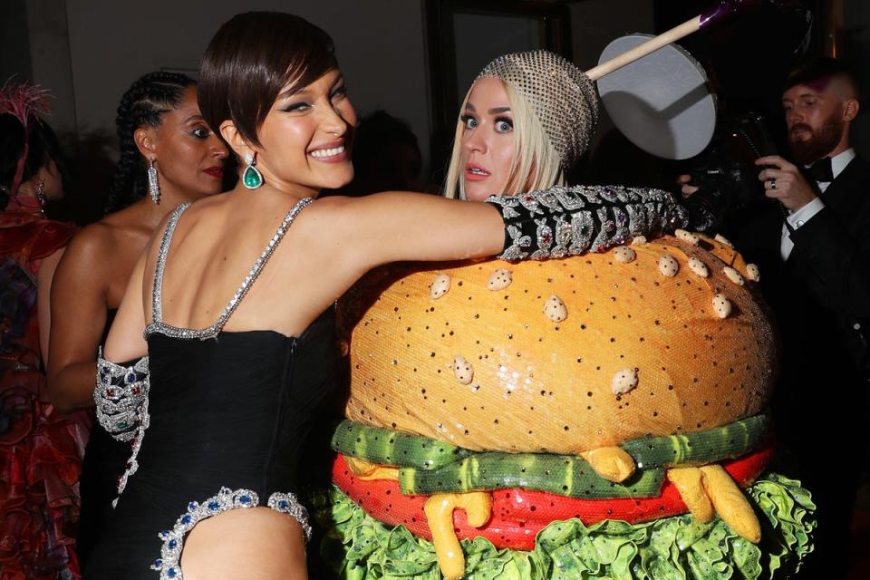 Katy Perry and Bella Hadid at the 2019 Met Gala (Kevin Tachman/MG19/Getty Images)