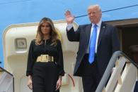 Donald Trump delivered a message of "friendship" to Muslim leaders when he and First Lady Melania visited Saudi Arabia in May