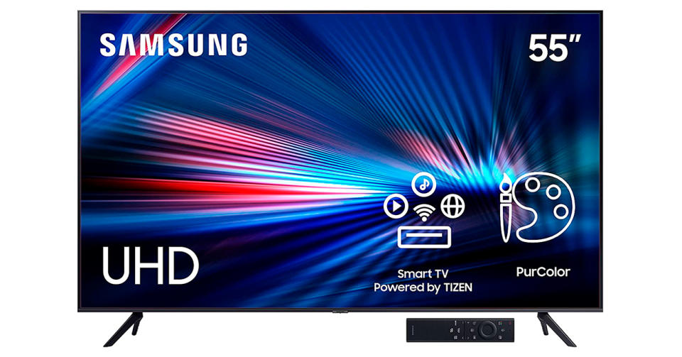 La Samsung Crystal UHD 4K es una genial opción - Imagen: Amazon México