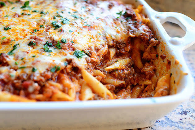 Easier Than Pioneer Woman Baked Ziti: Slow Cooker Baked Ziti