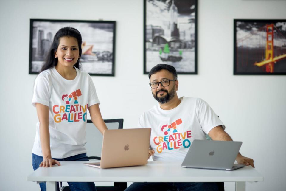 Prerna A Jhunjhunwala and Nikhil Naik, founders of Creative Galileo
