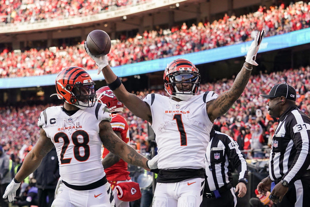 Cincinnati Bengals wide receiver Ja'Marr Chase would be the first rookie to win Super Bowl MVP. (Denny Medley/USA TODAY Sports)