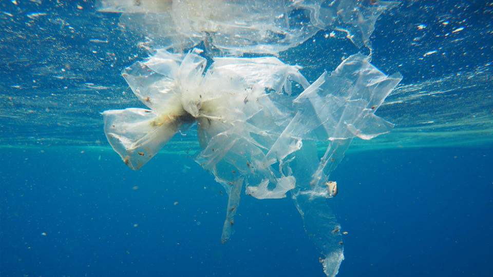 Plastic in the ocean