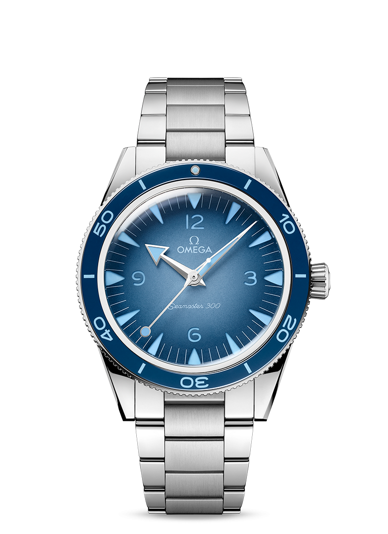 <p><a href="https://www.omegawatches.com/en-us/watch-omega-seamaster-300-co-axial-master-chronometer-41-mm-23430412103002" rel="nofollow noopener" target="_blank" data-ylk="slk:Shop Now;elm:context_link;itc:0" class="link ">Shop Now</a></p><p>Seamaster 300M</p><p>$7400.00</p><p>omegawatches.com</p>