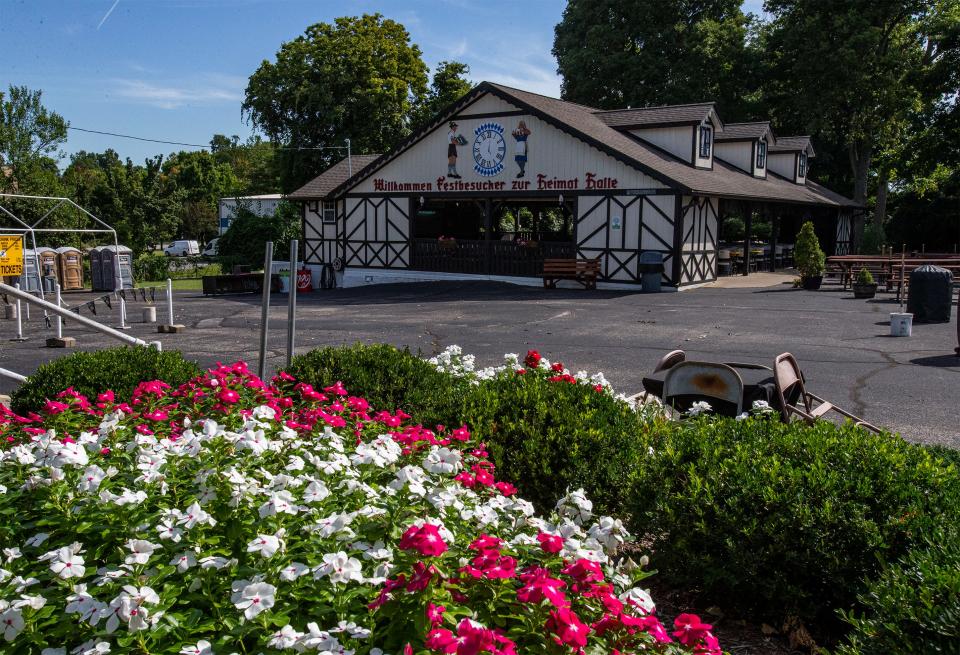 The German-American Club has plenty of outdoor space for Oktoberfest revelers. September 1, 2022