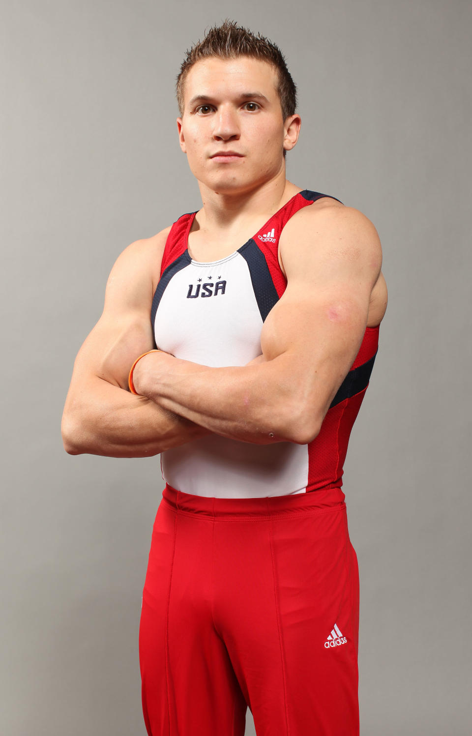 DALLAS, TX - MAY 14: Gymnast, Jonathan Horton, poses for a portrait during the 2012 Team USA Media Summit on May 14, 2012 in Dallas, Texas. (Photo by Nick Laham/Getty Images)