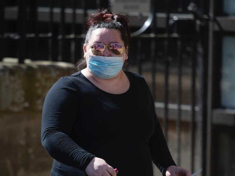 Elaine Lannery, 39, at the High Court in Glasgow (James Chapelard)