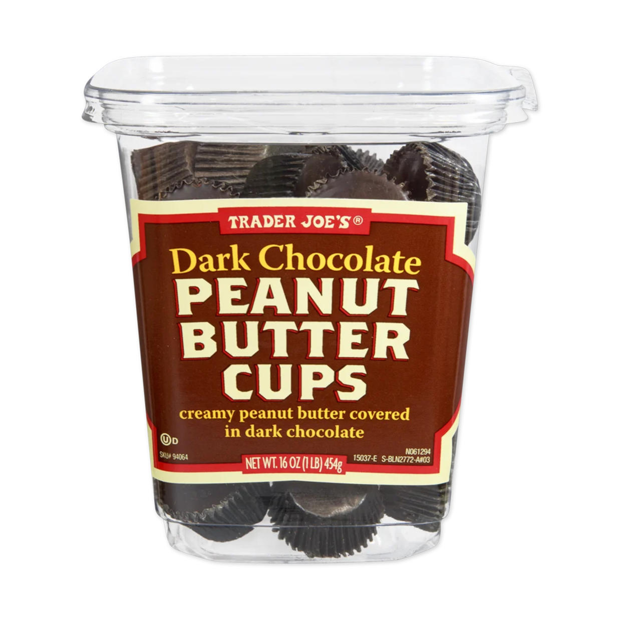 Trader Joe's Dark Chocolate Peanut Butter Cups. (Trader Joe's)