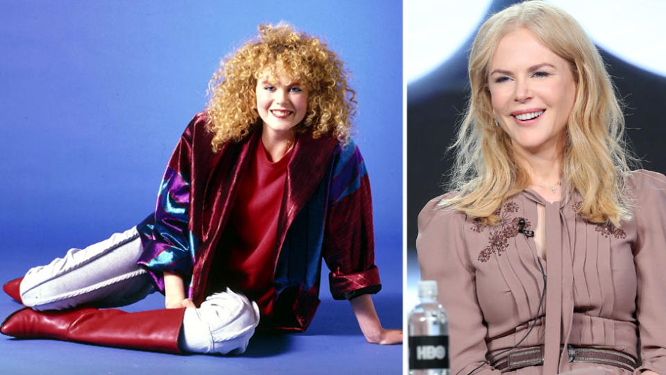 Nicole Kidman in the 80s vs now