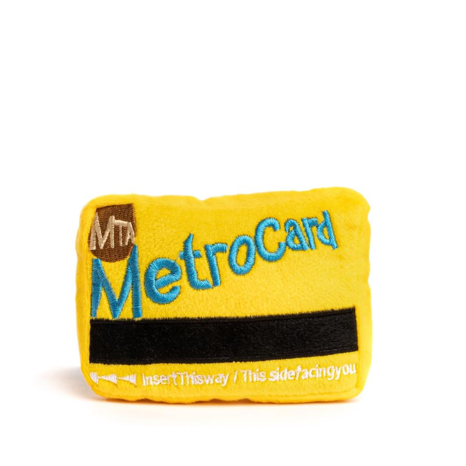 20) NYC MetroCard Dog Toy