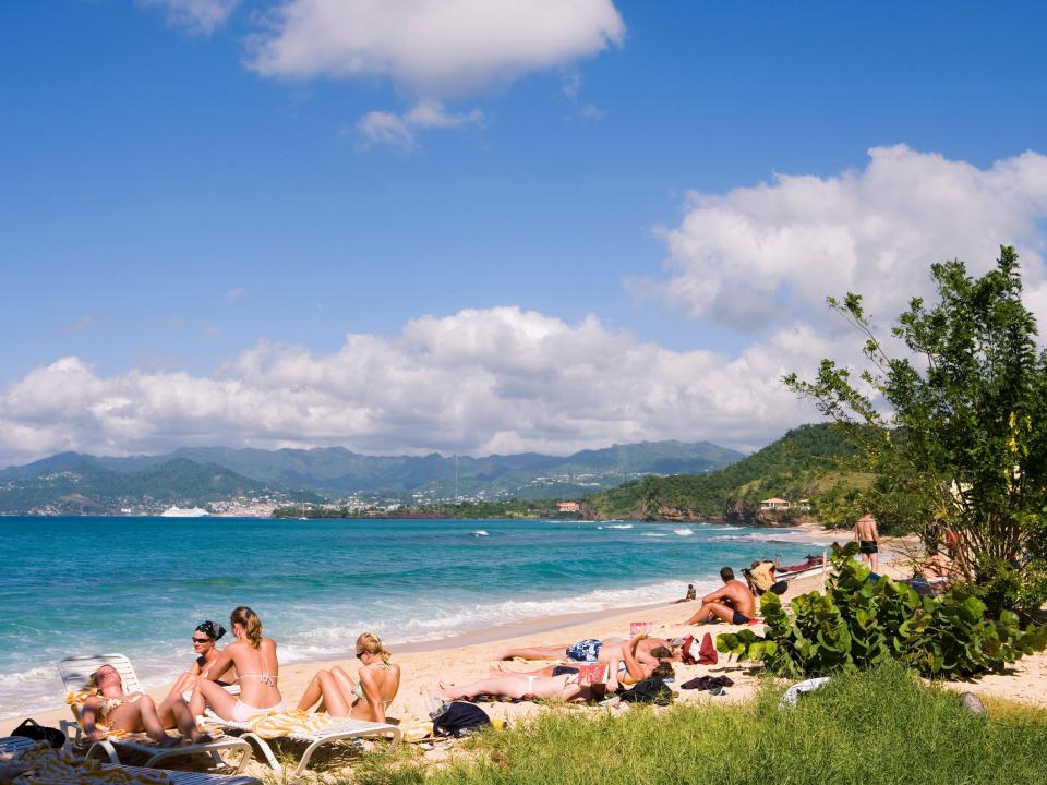 Magazine Beach, near Maca Bana Villas, Point Salines in Grenada.